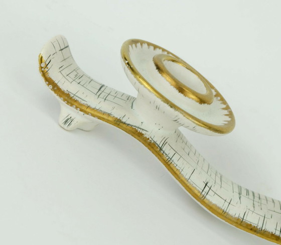 Image 1 of mid century Keramik KERZENHALTER U-Keramik 1950er Jahre