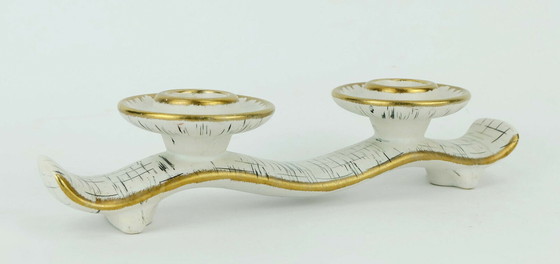 Image 1 of mid century Keramik KERZENHALTER U-Keramik 1950er Jahre