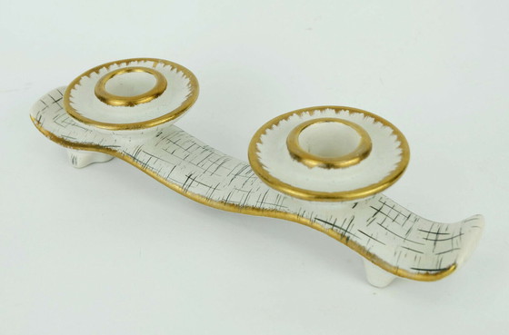 Image 1 of mid century Keramik KERZENHALTER U-Keramik 1950er Jahre