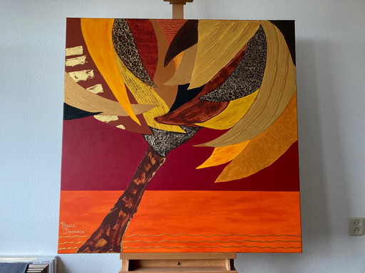 Ronald Boonacker – Königliches Palmengemälde