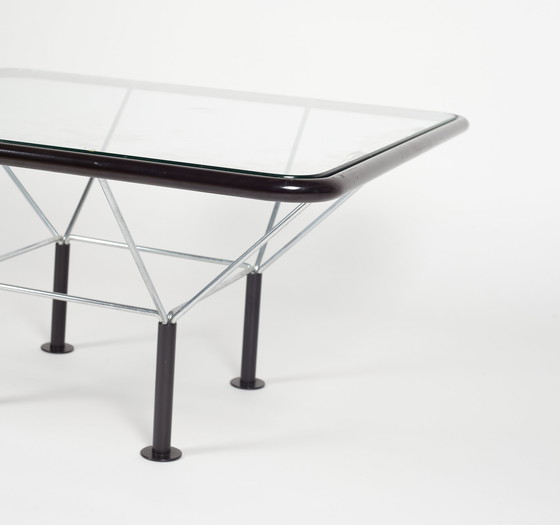 Image 1 of Dänischer minimalistischer postmoderner Couchtisch von Niels Bendtsen aus den 1980er Jahren.