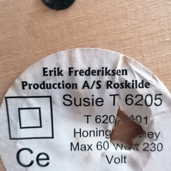 Image 1 of Erik Frederiksen A/S Roskilde Vintage Tischlampe