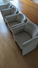 4x Leolux Saga Sessel,