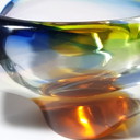 Novy Bor Glassworks Art Glasschale