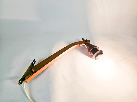 Image 1 of Mid century – Schwinge – skandinavisch – dänisch – Teak – Messing – 60er Jahre