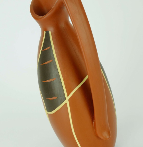 Image 1 of  Sawa VASE Keramik 1950er Jahre organische Form und Dekor Modell 320-20