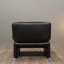 Laauser Sessel und Hocker Leder Plus
