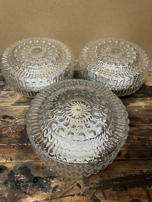 3x Deckenlampen aus der mid century