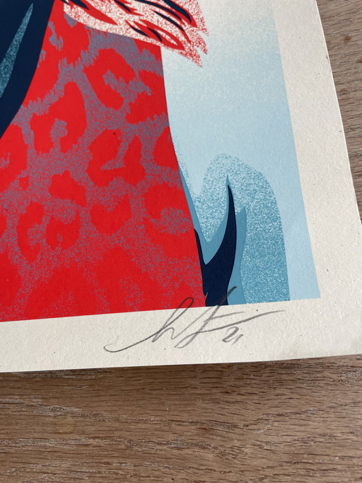 Siebdruck Shepard Fairey (OBEY) - Just Future Rising