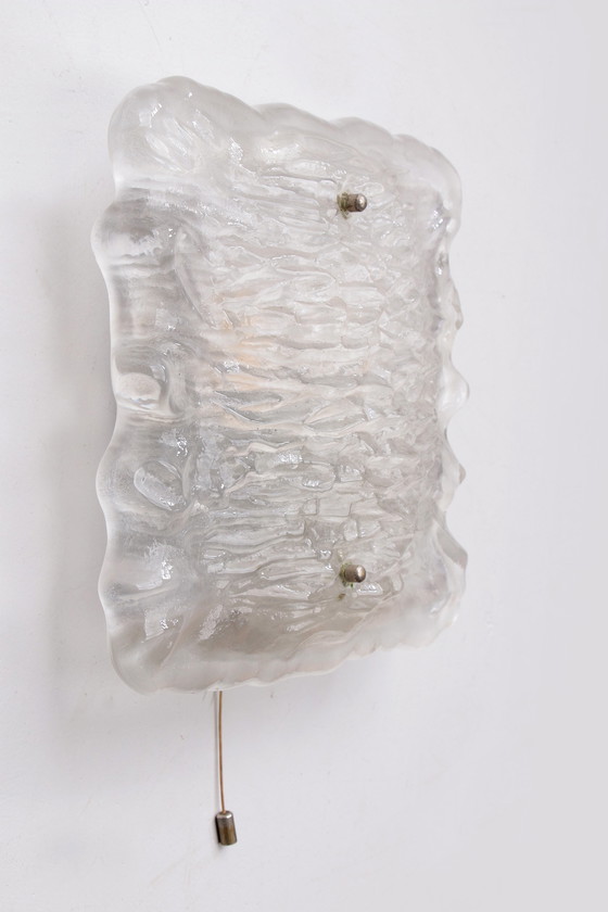 Image 1 of Schöne große Wandleuchte aus wunderschönem Milchglas, 1960, Deutschland