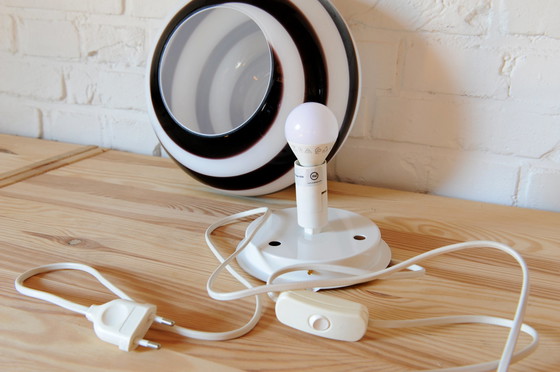 Image 1 of ILU di Vetro Zebra-Tischlampe aus Glas