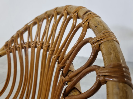 Image 1 of 2 x Vintage Rattan-Loungesessel