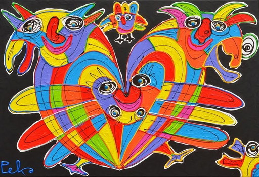 Peko, 'Traumland', MALEREI (UNICA)