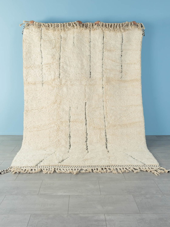 Image 1 of Berber-Teppich mit verwischenden Linien