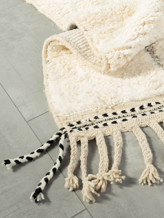 Image 1 of Berber-Teppich mit verwischenden Linien