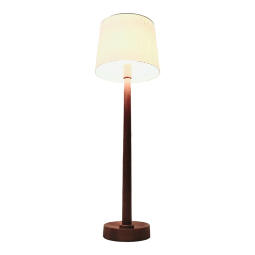 Stehleuchte aus massivem Teakholz