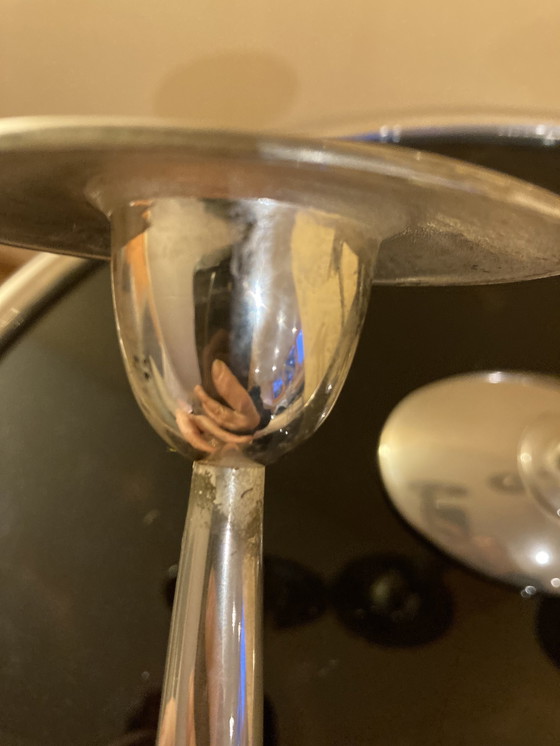 Image 1 of 3x WMF versilberte Kerzenständer