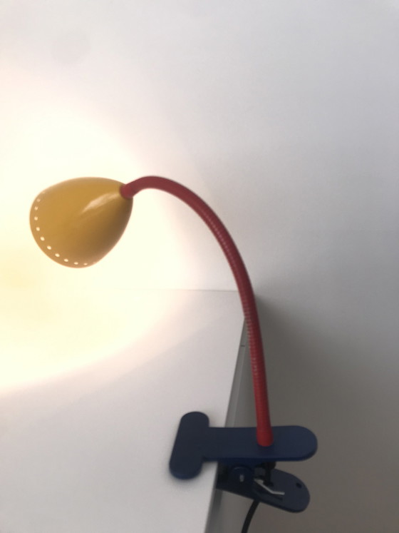 Image 1 of Happylight Vintage Klemmspot im Memphis -Stil.