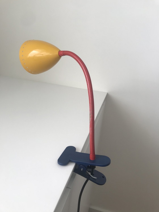 Image 1 of Happylight Vintage Klemmspot im Memphis -Stil.