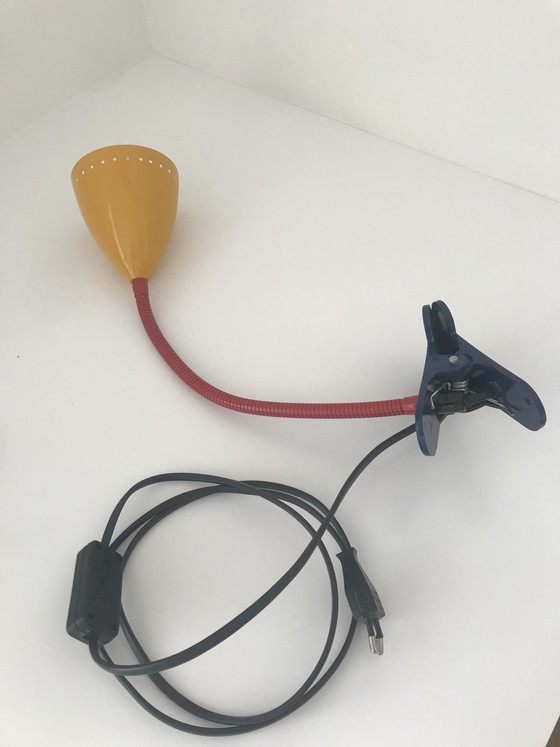 Image 1 of Happylight Vintage Klemmspot im Memphis -Stil.