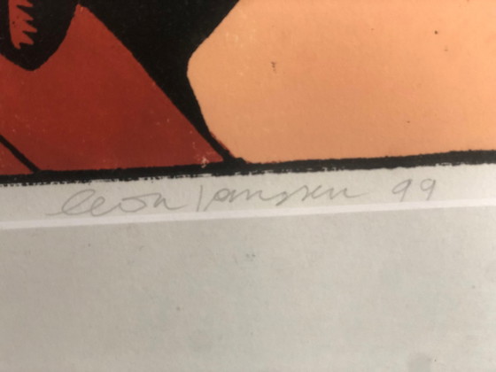 Image 1 of Leon Janssen, Holzschnitt