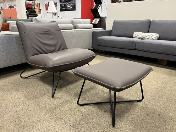 Image 1 of Rolf Benz 394 Sessel mit Ottomane