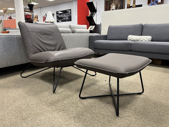 Image 1 of Rolf Benz 394 Sessel mit Ottomane