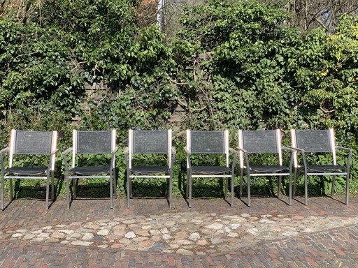 Royal Botanica Gartentisch + 6x Barlow Tyrie Stuhl