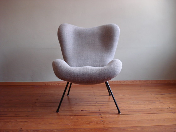 Image 1 of Madame Chair von Fritz Neth für Correcta, 1950er, New gepolstert