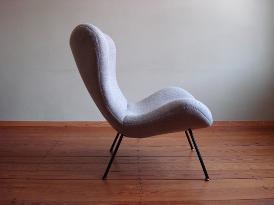 Image 1 of Madame Chair von Fritz Neth für Correcta, 1950er, New gepolstert