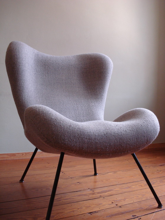 Image 1 of Madame Chair von Fritz Neth für Correcta, 1950er, New gepolstert