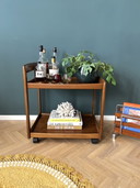 Danish Design Barcart aus massivem Teakholz. 