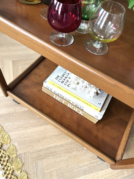 Image 1 of Danish Design Barcart aus massivem Teakholz. 