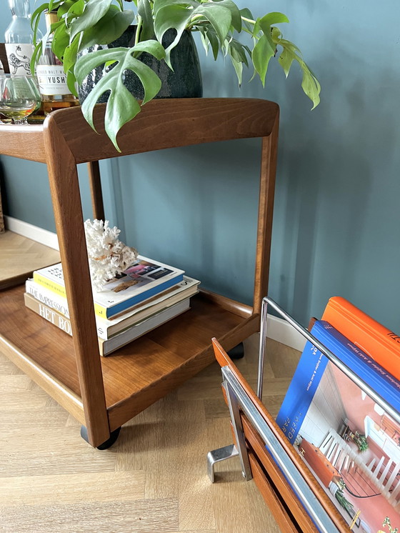 Image 1 of Danish Design Barcart aus massivem Teakholz. 