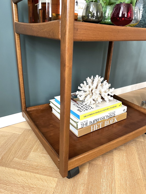 Image 1 of Danish Design Barcart aus massivem Teakholz. 