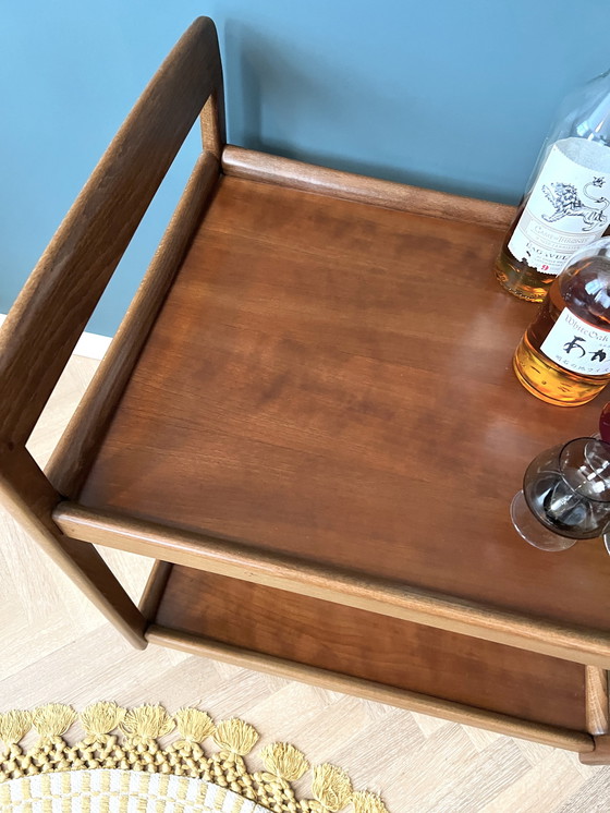 Image 1 of Danish Design Barcart aus massivem Teakholz. 