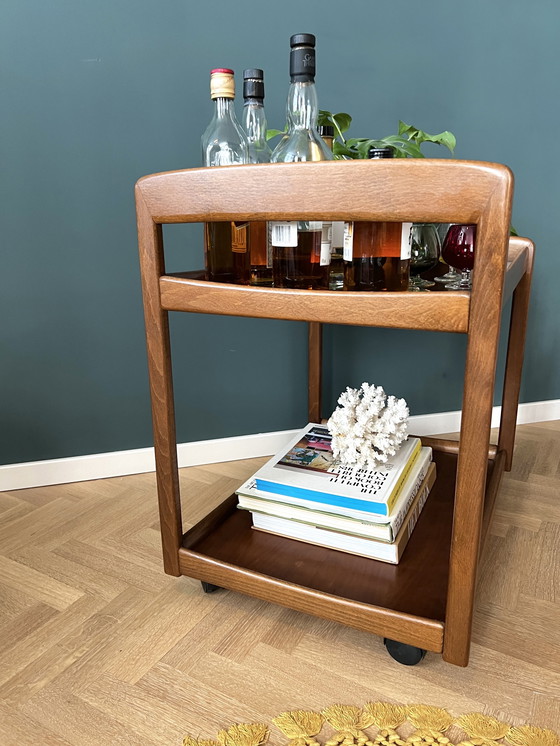Image 1 of Danish Design Barcart aus massivem Teakholz. 