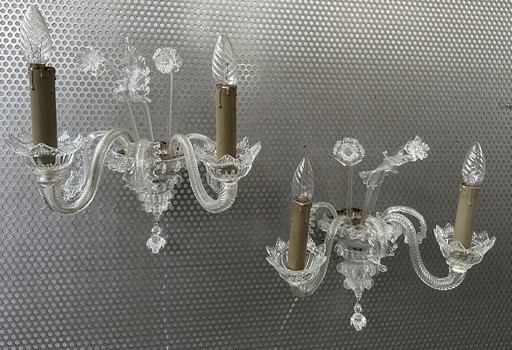 2x venezianische Wandleuchte