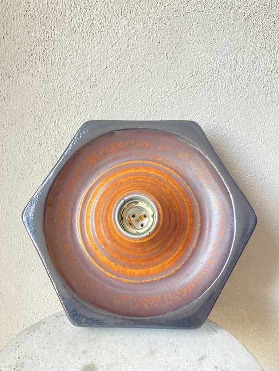 Image 1 of Vintage Wand-/Deckenlampe aus Keramik