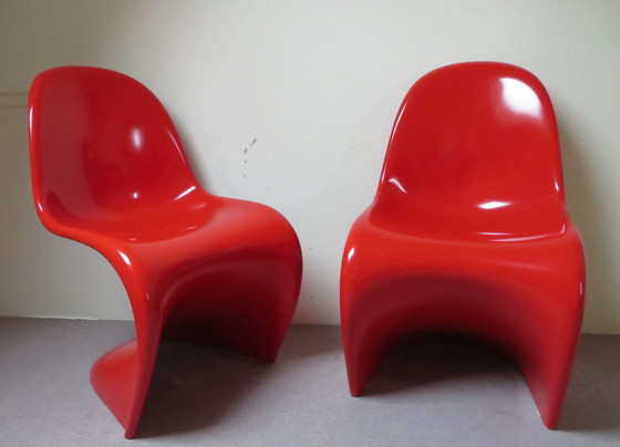 Image 1 of 2x Vitra - Verner Panton Stühle