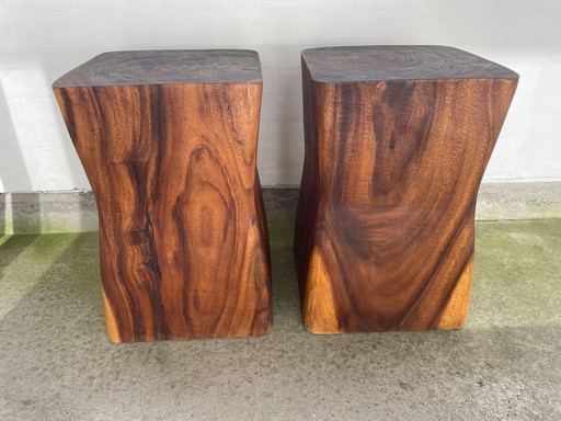 2x Niiq Beistelltisch Holz