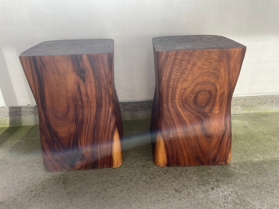 Image 1 of 2x Niiq Beistelltisch Holz