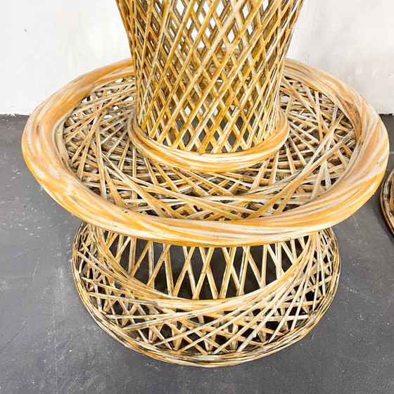 Image 1 of 2x Russel Woodard Vintage Barhocker