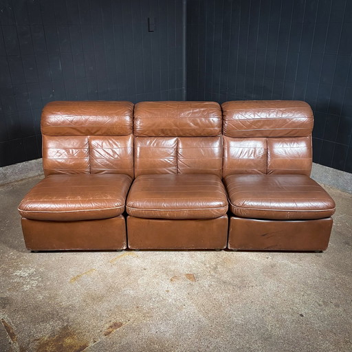 Modulares Vintage Mid-Century 3-Sitzer Sofa