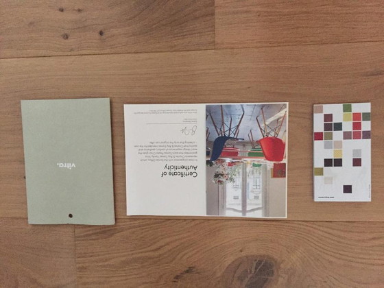 Image 1 of Vitra Eames DAW Stuhl Grantitgrau - Ahorn - Neu.