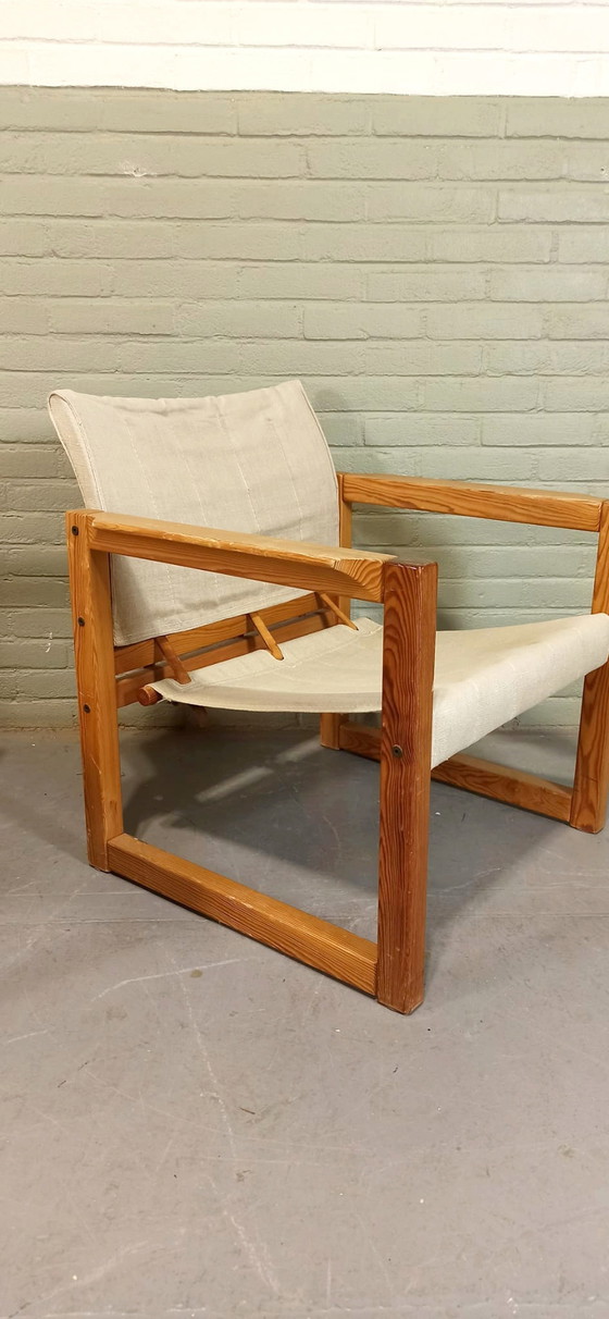 Image 1 of 2x Creafort Safari-Stühle von G Steenkamer Meubelfabriek Gouda