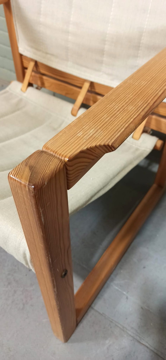 Image 1 of 2x Creafort Safari-Stühle von G Steenkamer Meubelfabriek Gouda