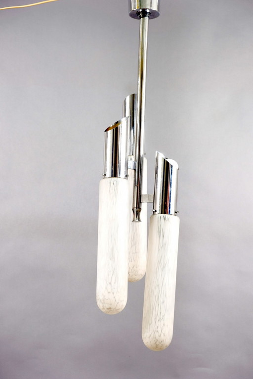 Mid-Century Italian Ceiling Lamp by Carlo Nason for Mazzega