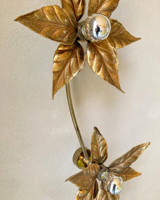 Image 1 of Massive Blumenlampe