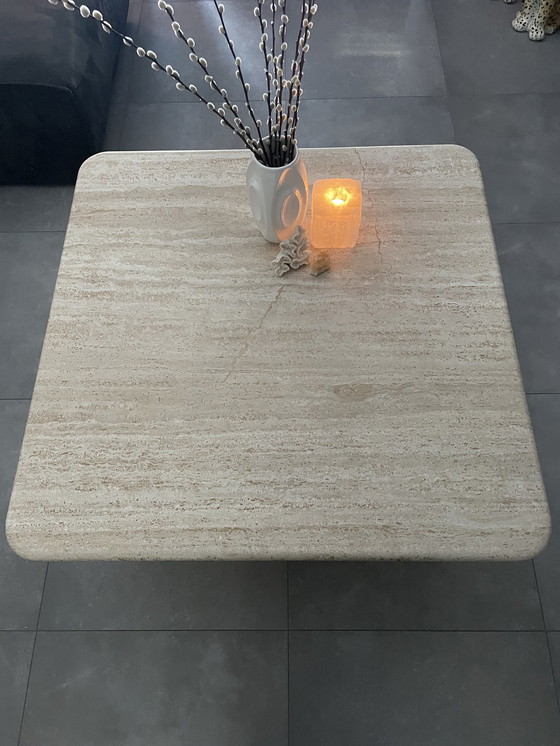 Image 1 of Vintage Couchtisch aus Travertin